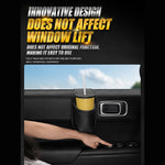 Car Door Cup Holder Waterproof PU Leather Mini Organizer close-up view