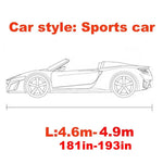 Universal Stretch Car Cover | Sunproof Windproof Dustproof UV Protection for Sports additional angle