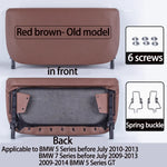 F10 F11 F01 F02 F07 Leather Car Seat Backrest Panel Storage Pocket Cover For BMW 5 7 Ser detail view
