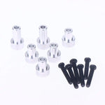 (YY)1Set MN82 LC79 MN82S Pro Brass Car Shell Raise the Column Heighten Bracket For 1/12 Modified Big Wheel Special Upgrade Parts