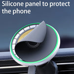 Magnetic Car Phone Holder For BMW 3 Series E90 E93 2005 2006-2012 15W Wireless Charging Phone Stand MagSafe Base Accessories