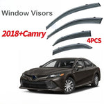 Toyota Camry Rain Visors 2018-2021 | Acrylic Window Deflectors detail view