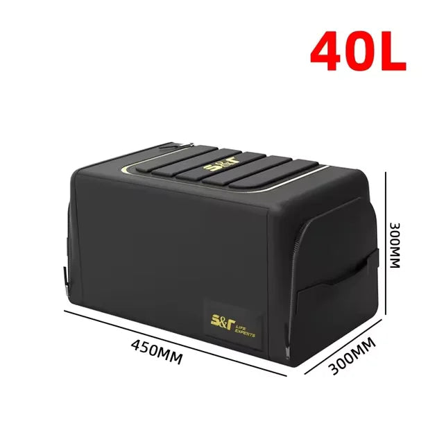 Car Trunk Storage Organizer With Lid Universal Car Trunk Organizer 70L Storage Box Ox alternate view