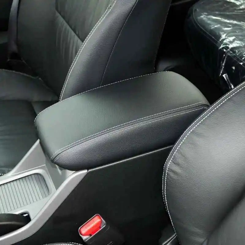Car Microfiber Leather Armrest Box Cover Center Console Lid Cover Interior Accessories For Honda Civic 9th Gen 2012 - 2015