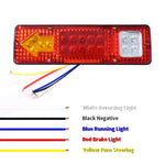 All in One LED Tail Lamp with 19 Bulbs | 12V 24V Rear Light for Trucks Buses and RVs alternate view