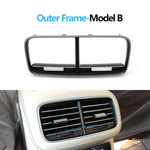 Car Rear Console Air Vent Outlet Grille AC Tab Clip Repair Kit Outer Frame For Benz  GLS GLE W167 350 400 450 500 580 2020-2025