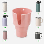 Adjustable Car Cup Holder Expander for Large Bottles and Mugs with Handles