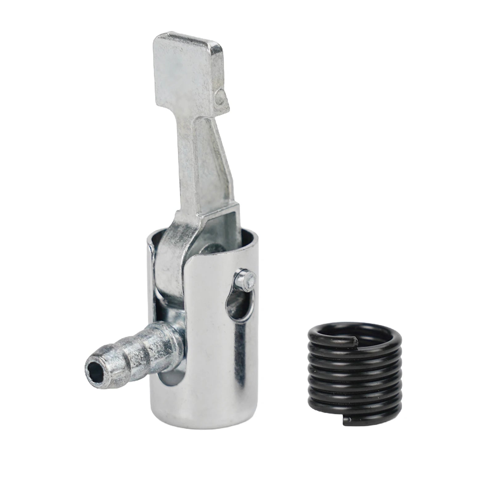 1/2pcs 1/4 Lock On Air Chuck Car Truck Tyre Inflator Valve Air Pump Clip Nozzle Metal lifestyle view