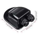 Double Wire Entry Gland Box Solar Panel Roof Wire Entry Gland Box Cable Motorhome White detail view