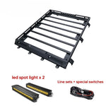 Aluminum Roof Rack Box for Suzuki Jimny JB64 JB74 | Off Road 4x4 Luggage Rack with LE lifestyle view