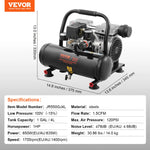 Air Compressor 750W-3000W Oil Free Quiet Portable Pump | Auto Repair & Tire Inflation detail view
