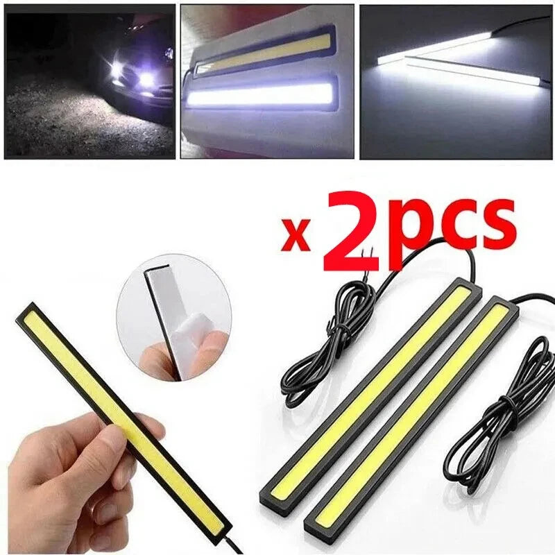 2pcs 17cm Universal Waterproof Daytime Running Lights COB Fog Lamp Car Styling Led Day Light DRL Lam