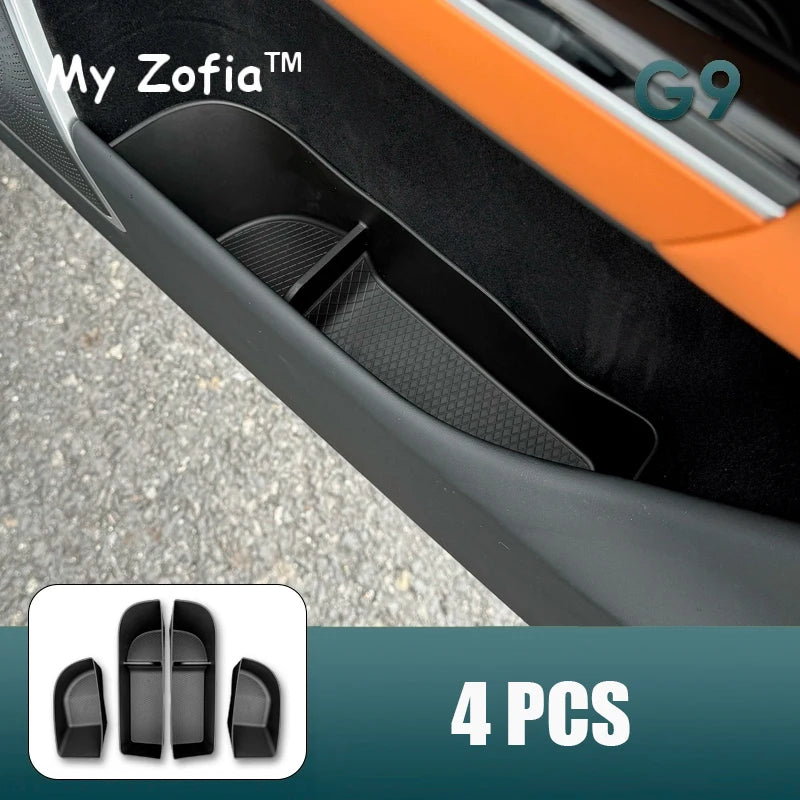 For Xpeng XiaoPeng G9 2023 2024 2025 Car Armrest Storage Box Center Console Organizer Co detail view