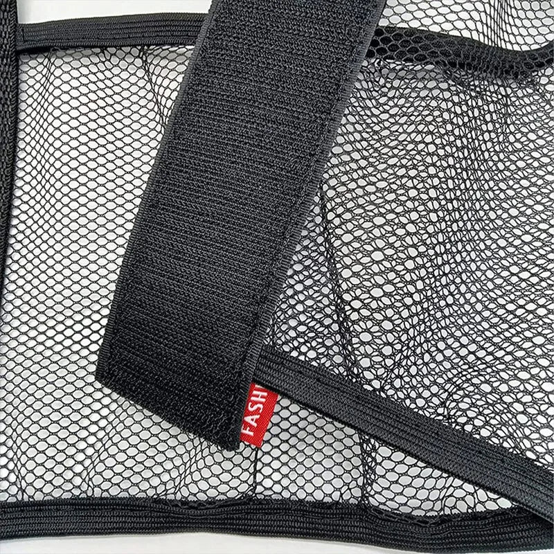 Car Trunk Elastic Mesh Storage Net Seat Back Organizer lifestyle view
