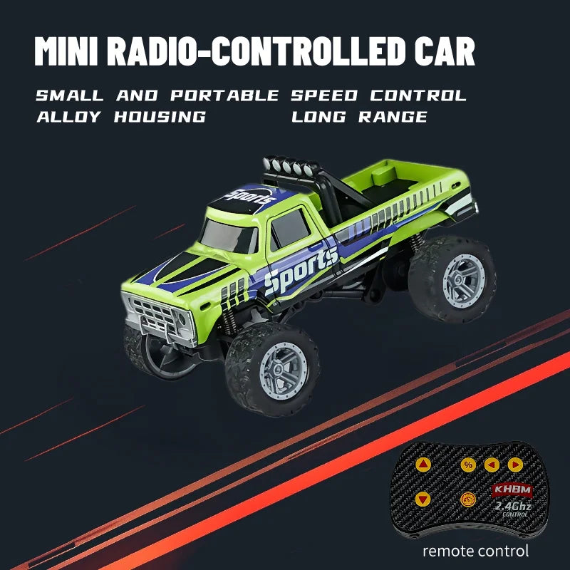 New RC Car MINI Alloy 1/64 Remote Control Car Convenient to Carry 60 Minutes of Work lifestyle view
