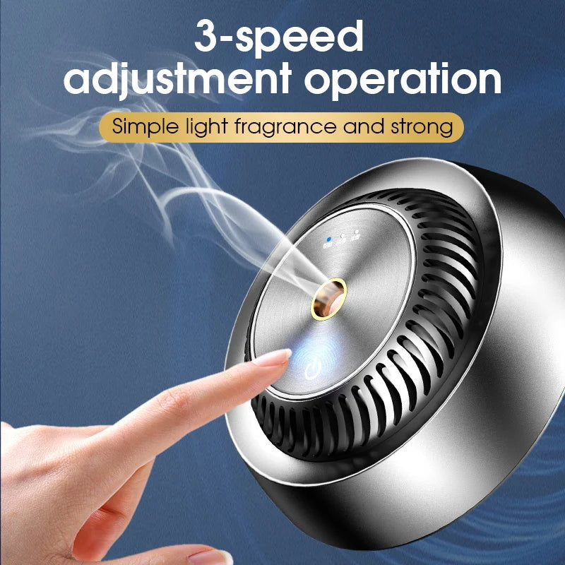 Smart Air Freshener Car Aromatherapy Fragrance | Purifying Seat Perfume Diffuser close-up view