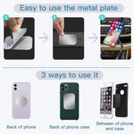 Iron Metal Plate Disks for Magnetic Car Phone Holder, 10 Pcs additional angle
