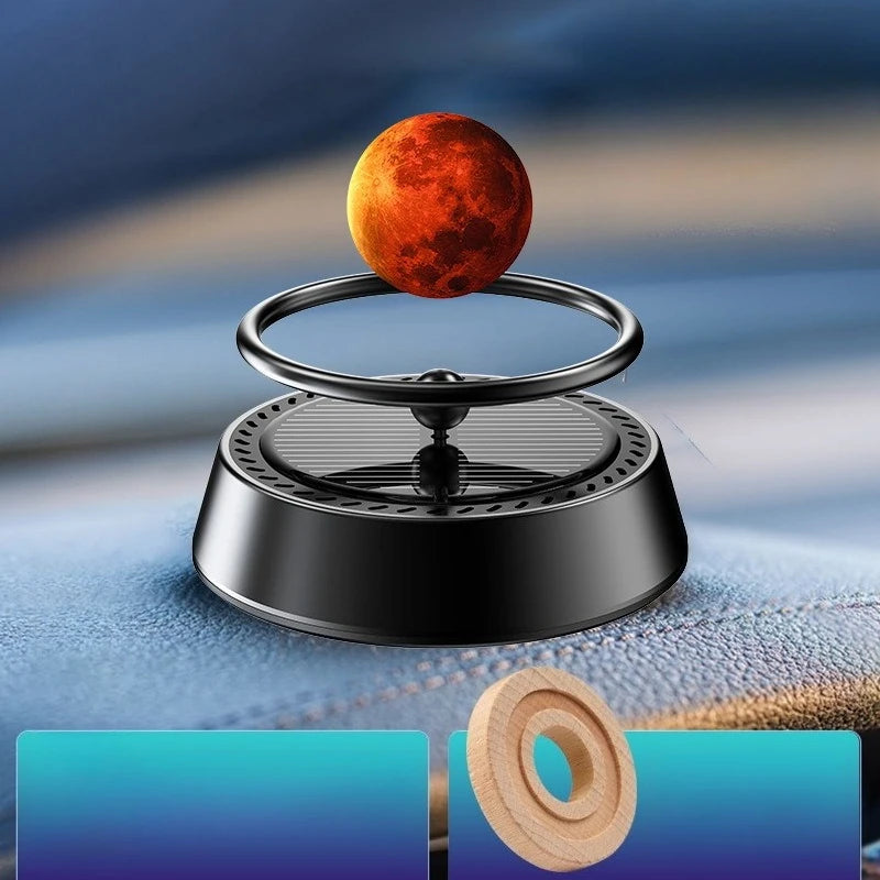 Cross-border solar creative planet console car ornaments car perfume long-lasting fragrance car aroma diffuser