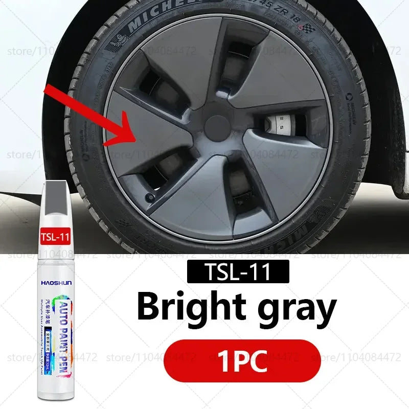 Tesla Paint Repair Pen | Car Touch Up Scratch Fix for Model 3 Y X S close-up view