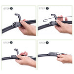 Toyota Verso Wiper Blades Set 2009-2019 | Front & Rear 26"+16"+12" Complete Kit additional angle