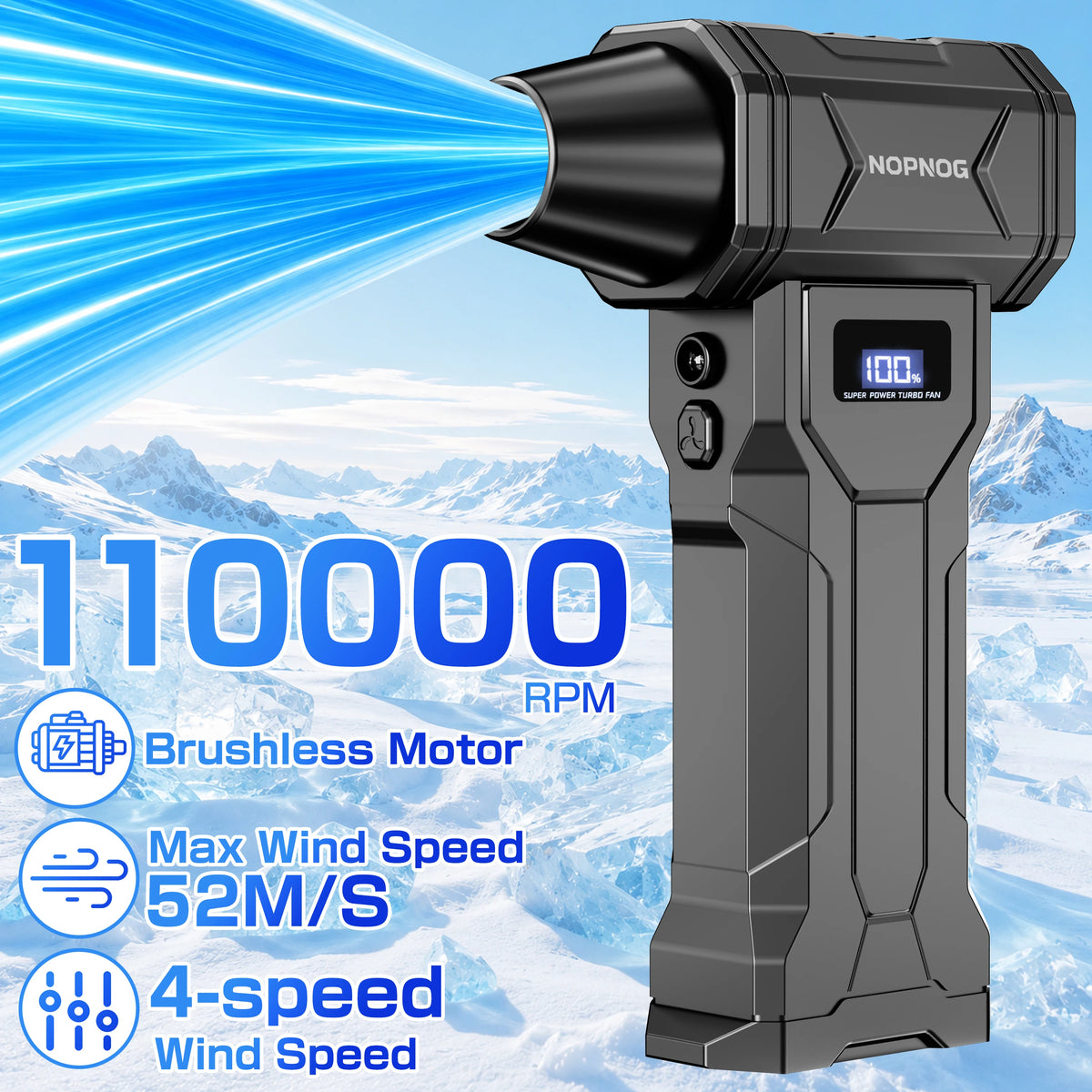 Blower Car Vacuum Cleaner Turbo Fan Violent Jet Fan Cleaning Blowing Tools Auto Dust Collector Porta