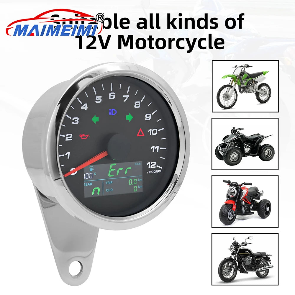 Multifunctional GPS Speedometer Tachometer Odometer | 7-in-1 Car Motorcycle Gauge
