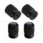 For Volvo R Design Emblem Aluminum Tire Valve Caps | 4-Pack Dust Covers additional angle