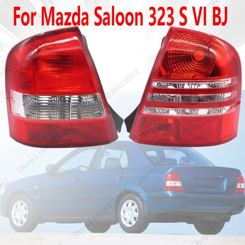 Tail lights For Mazda Saloon 323 S VI BJ Auto Parts Rear Bumper Headlights No tunnel Turn Signal Bra
