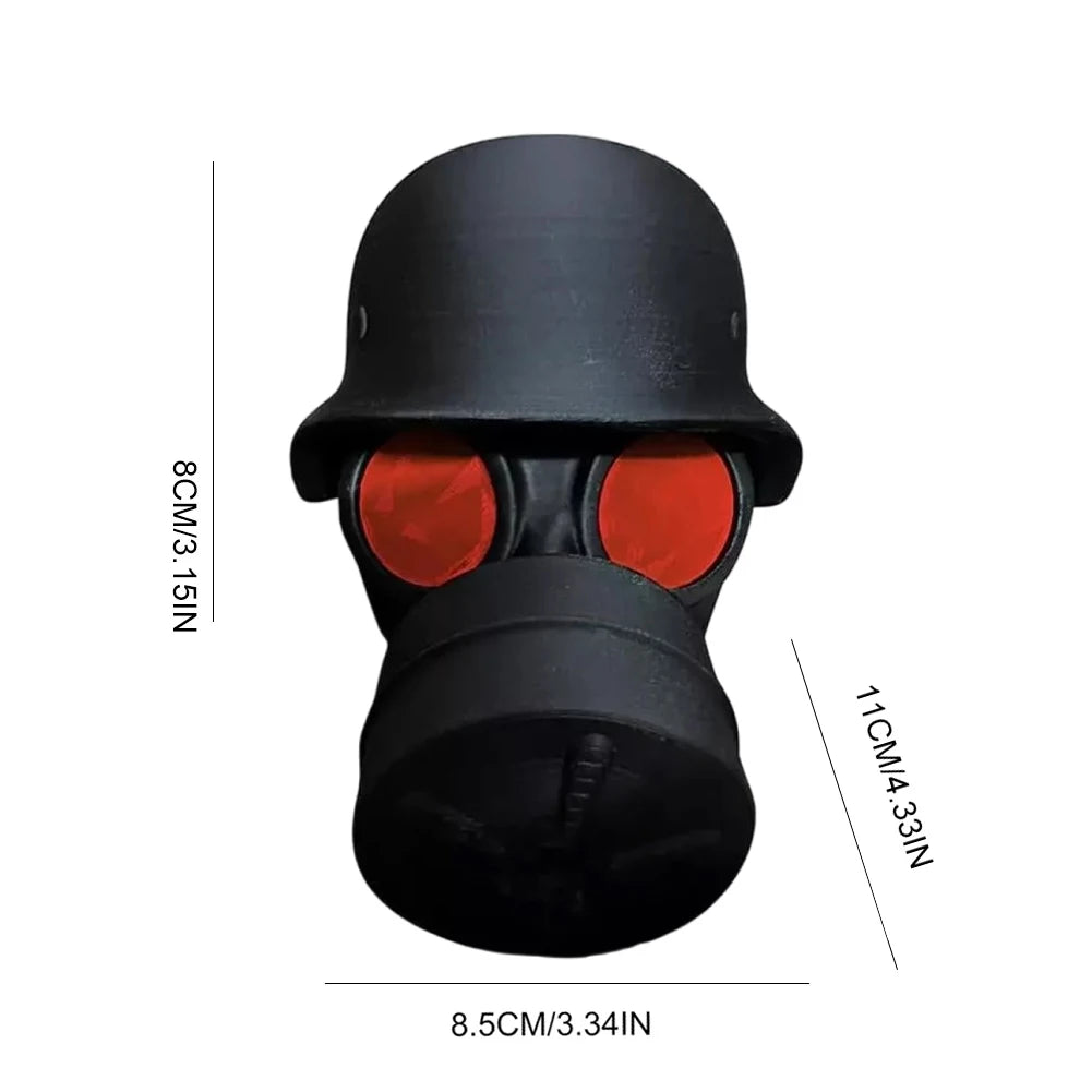 Gas Mask Trailer Hitch Cover | Unique Rust-Proof Helmet Plug for Receiver Tube lifestyle view