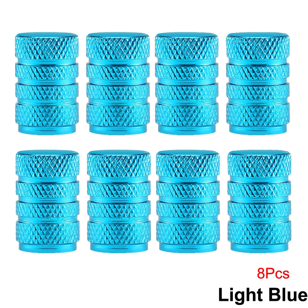 Aluminum Tire Valve Caps | Dustproof Universal Stem Covers for Cars, Bikes, Trucks, M alternate view