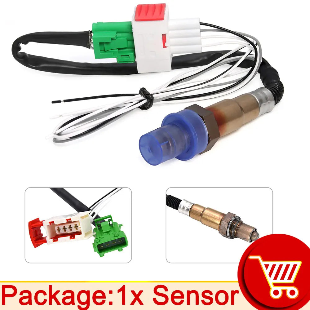 Digital Air Fuel Ratio Gauge 52mm | Narrowband O2 Sensor for 12V Car Voltmeter 2 in 1 alternate view
