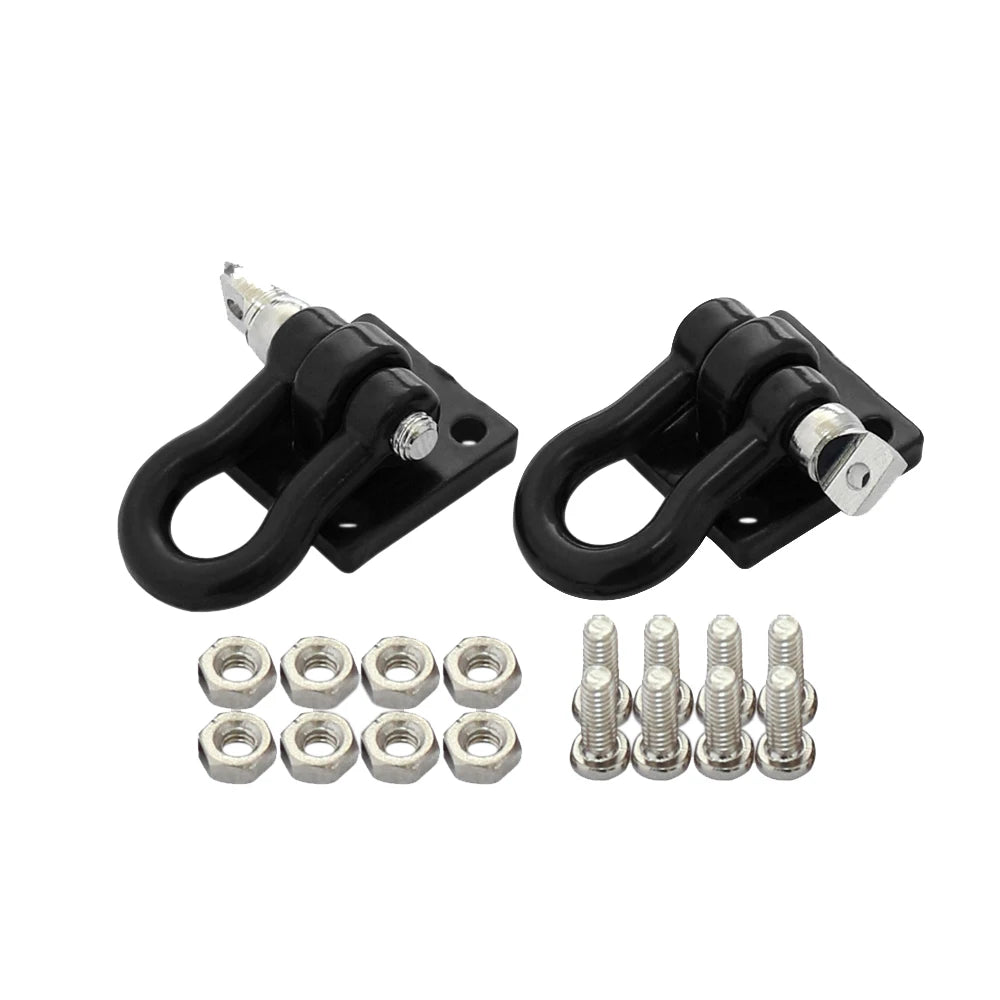 Metal Recovery Drag Chain Trailer Hitch Shackle for 1/10 RC Crawler TRX4 SCX10 Wraith lifestyle view