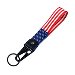 Flag Car Keychain Key Ring detail view