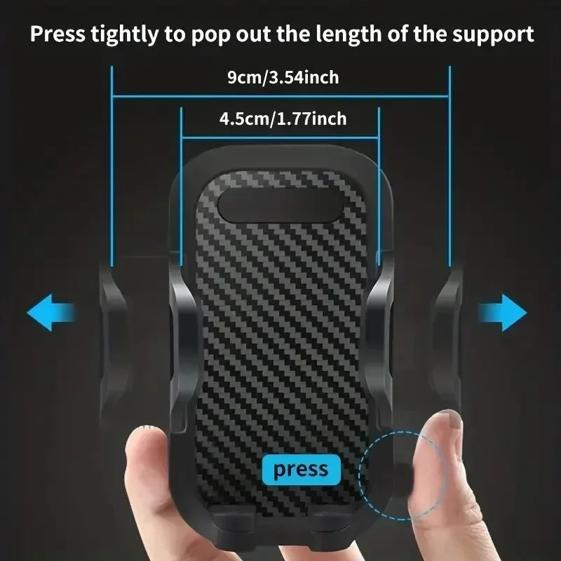 Car Phone Holder 360° Rotation Suction Cup Stand additional angle