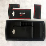 For Peugeot 3008 GT 3008GT 2017 2018 2019 Car Armrest Storage Box Arm Rest Bin Center Console Organizer Glove Tray Pallet Holder
