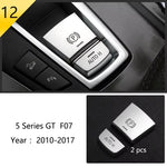 For BMW 5 Series GT F07 528 535i Carbon Fiber Car Styling Center Console Lid Armrest Box Trim Protective Cover Auto Accessories