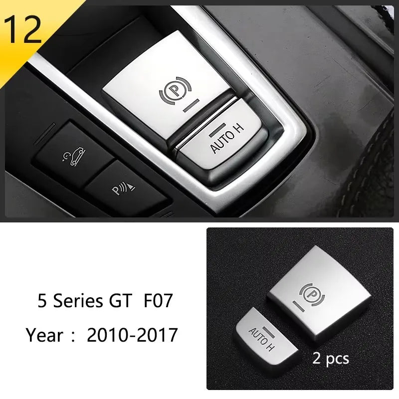For BMW 5 Series GT F07 528 535i Carbon Fiber Car Styling Center Console Lid Armrest Box Trim Protective Cover Auto Accessories