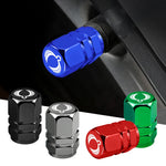 4Pcs Aluminum Alloy Car Tire Valve Caps for SsangYong Musso Korando Rexton Torres Kyr lifestyle view