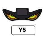 Solar Powered Car Neon Light Wireless Cool DEMON EYE Led Ambient Light Suction Cup USB R detail view