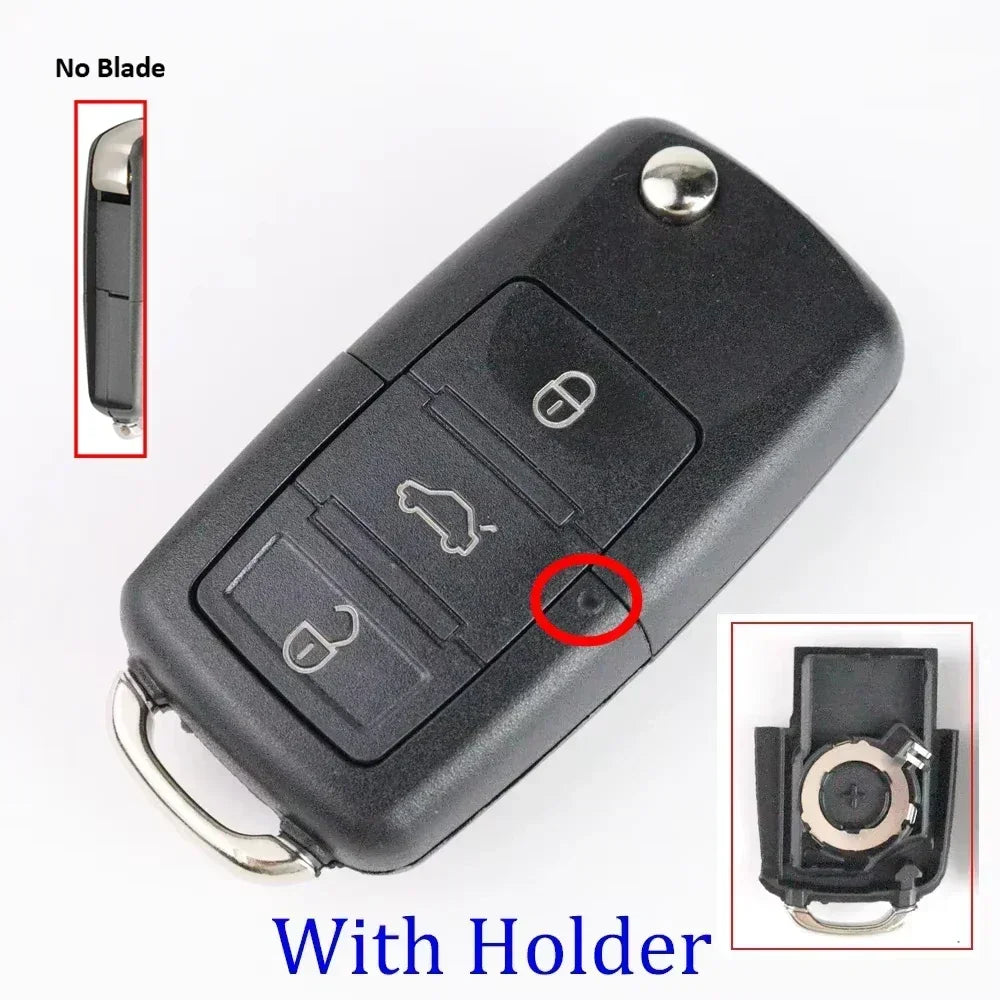 Car Key Fob Case Shell Housing for Vw B5 for Volkswagen Beetle/Caddy/Passat/Golf/Jetta/P detail view