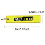 Double-Sided Embroidery Key Ring Keychain For Motocycle Keys additional angle