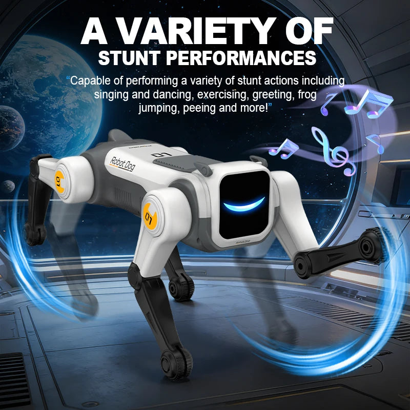 RC Mechanical Dog Intelligent AI RC Robot Dog Voice Command Programmable Singing Danc lifestyle view