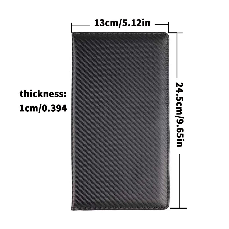 Car Registration & Insurance Card Holder with Magnetic Shut, Vehicle Glove Box Car Or lifestyle view