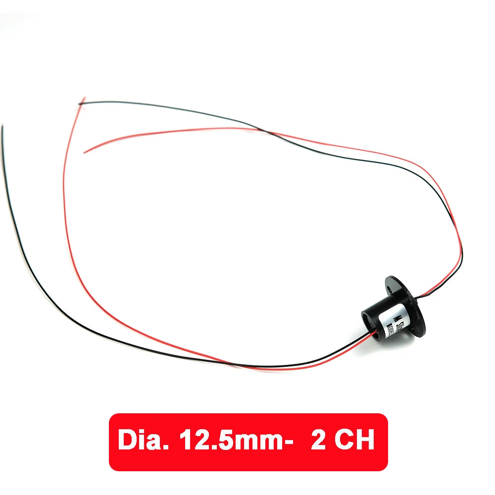 Micro Slip Ring 12.5mm 2/4/6/8/12/18 Channel For RC Excavator DIY Gimbal alternate view