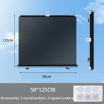 Retractable Sun Shade Auto Retractable Sun Shades Front/Rear Shutter Car Anti UV Sun Vis detail view