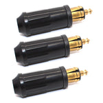DIY Din Hella Male Plug Powerlet Plug European Type 12V Cigarette Lighter Adapter Con alternate view