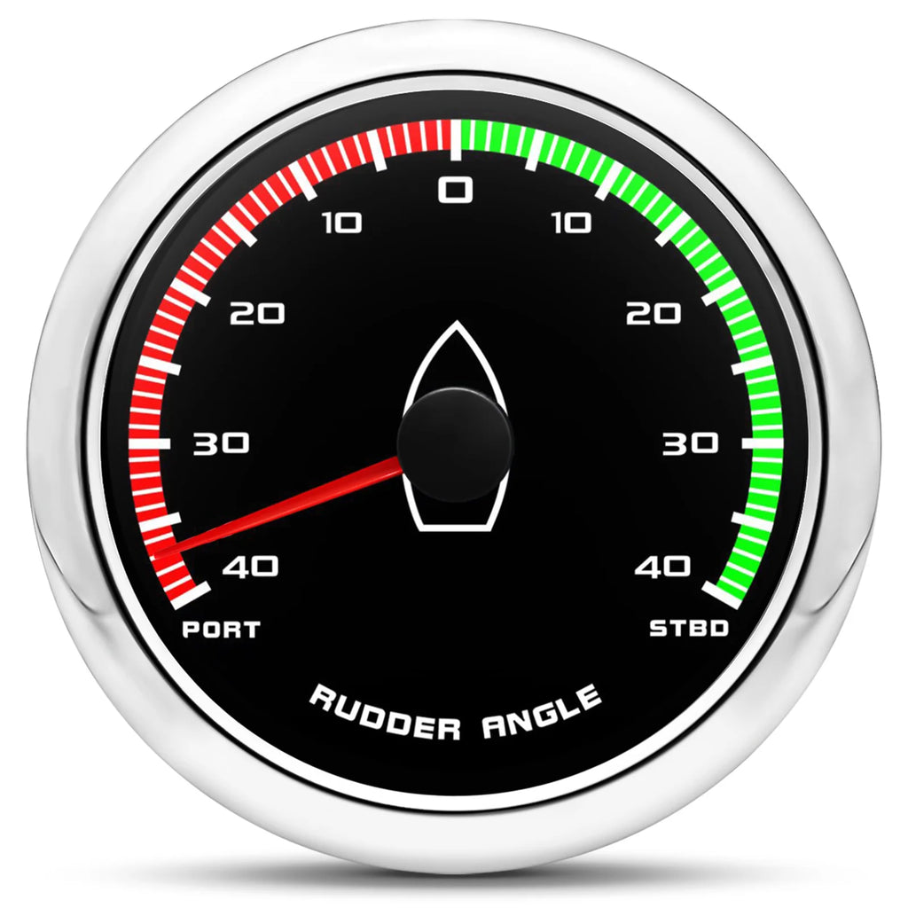 Custom 85mm Marine Boat Rudder Angle Gauge | 0-190ohm with Sensor for Ship Yacht detail view