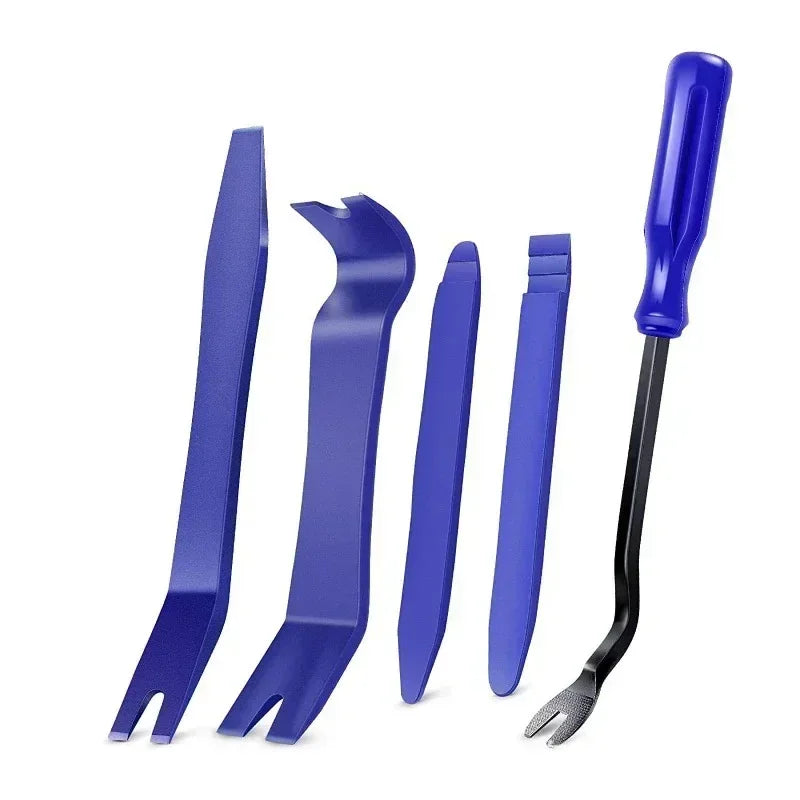 Plastic Car Trim Removal Kit with Pry Tools close-up view
