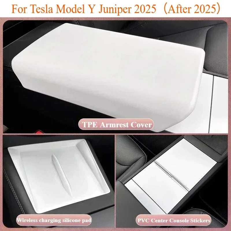 Storage Box for Tesla Model Y Juniper 2025 Accessories Center Console Armrest Storage alternate view