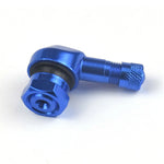 2PCS CNC Motorcycle 90 Degree Angle Valve Stems | Aluminum Tubeless Tire Pressure Check detail view